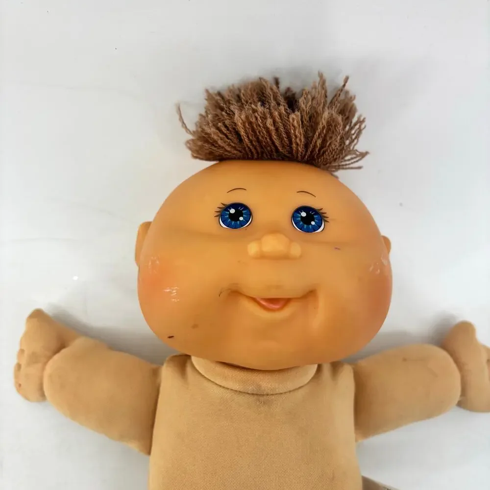 Cabbage Patch Kids CPK Baby Doll Blue Eye Brown Hair 2009